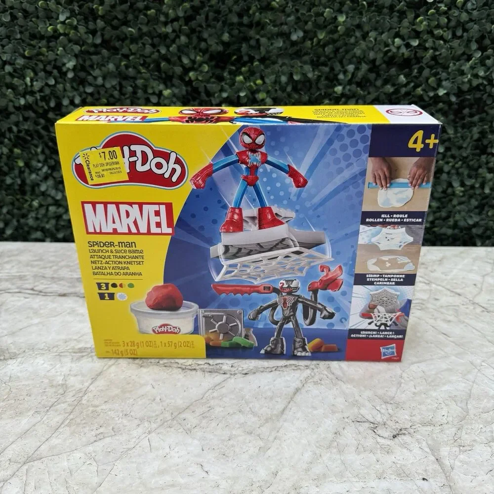 NEW Play-Doh Marvel Spider-Man Figures Plus Pack Modeling Compound Playset